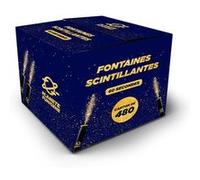 Carton de 480 Fontaines à Gateaux Scintillantes durée 60 Secondes pour Gateaux et Bouteilles de Champagne, Bougie lumineuse d'ambiance pour anniversaire 1 Minute - Catégorie F1 Autre