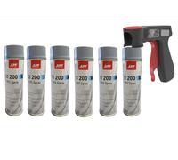 Carton de 6 bombes anti gravillon gris + 1 poignée