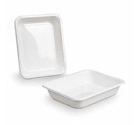 carton de 68 barquettes CPET Blanches 1 compartiment, dimensions: 325 x 265 x 50