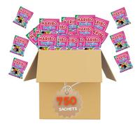 Carton de 750 sachets de Dragibus veggie!, 10gr Haribo - Idéal pour confiserie de comptoir, accueil client
