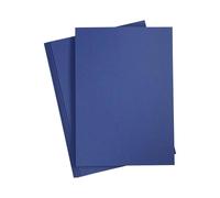 Carton de bricolage A4 bleu foncé 180 g/m², carton pour le bricolage, la peinture & le DIY - paquet de 20