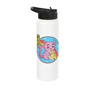 Carton de lait de banane Axolotl Kawaii Retro Rainbow Anime Stainless Steel Insulated Water Bottle