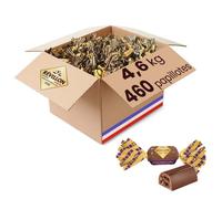 Carton de vrac Papillotes au Chocolat au lait praliné éclats cookies - La papillote française Révillon - 4,6 Kg