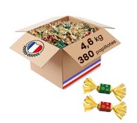 Carton de vrac Papillotes au Chocolat noir et lait Praliné - 1er Prix - 4,6 Kg