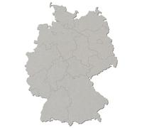 Carton des Länder allemands Découpe - Dimensions : 20 à 50 cm, disponible à l'unité ou en lot de 10, 25, 50 et 100 pièces. Pour bricolage et peinture, lot de 1 pièce, hauteur : 35 cm