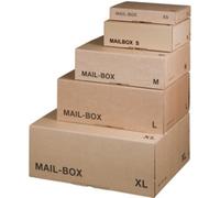 smartboxpro smartboxpro carton d'expédition mail box, taille: xl, marron noir Noir G