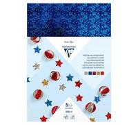 CARTON HOLOGRAPHIQUE, Sachet de 5 feuilles 230g/m2 au format 25x35cm - Assortiment