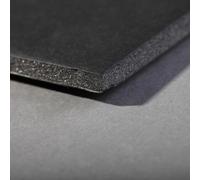 Carton Mousse 6 feuilles 100x140cm 3mm - Noir