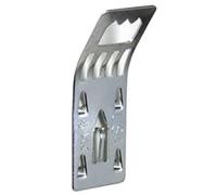 Carton mousse cintres - 5 mm - Zinc plaqué Finition - Lot de 10