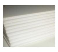 Carton mousse / plume - blanc - épaisseur 5 mm - A4 (21x29.7) - 10 plaques G