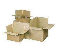 Generique Carton ondulé à plier 305 x 220 x 250 mm Lot de 10