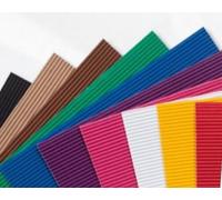 Carton ondulé couleur 25x35cm 10 feuilles
