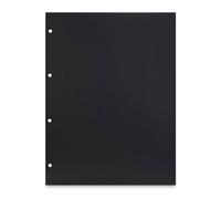 Carton photo, 23,3 x 31 cm, perforé, 25 feuilles, noir