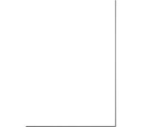 carton Plume 50 X 70 Blanc 5 mm