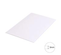 Carton plume A4 - CLAIREFONTAINE - Blanc - Format A4 - Épaisseur 3 mm - 1 planche - Surface lisse - Pour maquettes