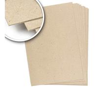 Carton rigide compact de 2,5 mm, 1 600 g/m², 26 x 38 cm, carton rigide pressé pour reliure, scrapbooking, travaux manuels. Lot de 10 feuilles de 260 x 380 mm