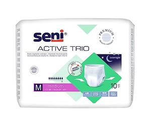 Carton Seni Active Trio M (8 x 10 pièces)