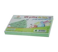 Carton Souple de Loto, Jaune, Lot de 125