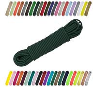 CARTONARE Cordon élastique en caoutchouc 2 mm, 3 mm pour couture, bricolage et extérieur - Caoutchouc rond, corde d'expansion, élastique (153), vert bouteille, 3 mm x 2 m