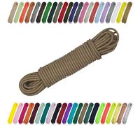 CARTONARE Cordon en caoutchouc 2 mm x 3 mm - Cordon élastique pour couture, artisanat et extérieur - Caoutchouc rond, extensible, bande élastique (894) Taupe, 2 mm x 2 m