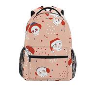 Cartone Animato Teschio Di Natale Senza Soluzione Di Continuità Bandoulière Sacs Cartable à Dos à Cartable Étudiants Sac pour Scolaire Filles Voyages Garçons
