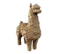 CARTONIC Alpaga Puzzle 3D en Carton - 60 Pièces, 19 × 13 × 8 cm, matériaux recyclés, kit de Sculpture DIY