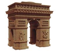 CARTONIC - Arc de Triomphe - Constructeur en carton 3D - Modèle dimensionnel - Cadeau pour adultes et enfants - Figure architecturale - Ensemble de Puzzle