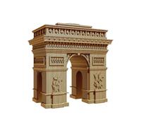 CARTONIC Arc de triomphe de l'Étoile 3D Puzzle en carton - 285 Pièces, 18 × 17 × 9 cm, matériaux recyclés, kit de sculpture DIY