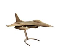 CARTONIC Avion de Chasse F-16 Puzzle 3D en Carton - Maquette à Monter