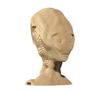 CARTONIC Jeu de Puzzle 3D Alien en Carton - 131 pièces - Fabriqué à partir de Carton recyclé - Extraterrestre
