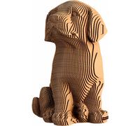 Cartonic Puzzle 3D Puppies Trio, 3 chiens, kit 3D en carton, carton, 227 pièces, CARTPUPPIES