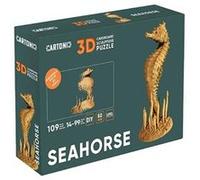 CARTONIC SCULPTURE PUZZLE 3D CARTON HIPPOCAMPE Multicolore