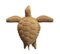 Ensemble de Puzzle 3D CARTONIC - Tortue - Puzzle 3D en Carton - Le Carton se transforme en Une Figure en Relief - Tous Les âges - Turtle - 240 Pieces Cardboard 3D Jigsaw Puzzle