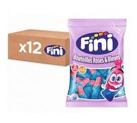 Cartons de 12 sachets 90g Bouteilles Rose et Bleue Fizz Halal Fini