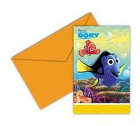 Cartons d'invitation Le Monde de Dory x 6 Procos G