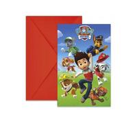 Cartons d'invitation - Nickelodeon - Pat Patrouille - 8 cartes - 8 enveloppes - Anniversaire 2019