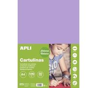 Cartons Lilas Pre A4 170g 50 Feuilles