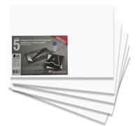 Cartons plume A3 - Blanc - 5 planches - 3 mm - Idéal pour travaux graphiques et beaux-arts