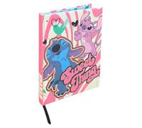CARTOON Agenda scolaire Stitch et Angel Disney non daté 10 mois pour enfants école primaire moyenne (Stitch et Angel)