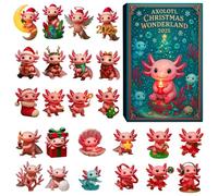 Cartoon Animal Advent Calendars 2025-24 Days Christmas Countdown Calendar with 2D Acrylic Cute Animals, Funny Holiday Decorations for Christmas Tree Home Wall Door Decor