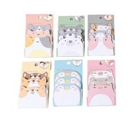 Cartoon Animal Notes Pad 270 Feuilles De Note D'adhéive Papier De Petits Blocs-notes Pocket Memo Pad Pour Écrire Journaling 18x60mm Notes D'adhésif