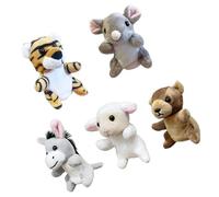 Cartoon Animal Plush Finger Puppet Educational Toy for Kindergarten Activity and Early Learning Fun Storytelling Toy Kids Storytelling Toy
