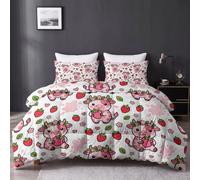 Cartoon Animal Réversible Couettes, Rose Couette 4 Saisons sans Housse