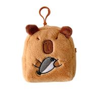 Cartoon Animal Storage Bag Lovely Capybara Coin Purse Case Plush Wallets Change Purse Decorative Wallet Plush Change Wallet Plush Change Bag Charm Decorative Wallet, Baleine, Beauté de masse