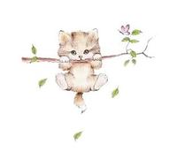 Cartoon Animals Children Temporary Tattoo Sticker Small Waterproof Fake Body Art Tattoos Cute Dog Cat(012)