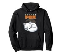 Cartoon Arctic Fox Race Animal Lover Cute Foxes Sweat à Capuche