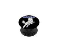 Cartoon Arctic Wolf Race Animal Lover Cute Wolves PopSockets PopGrip Adhésif