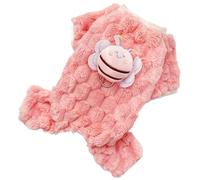 Cartoon Bee Dog Sweater, Warm Cold Weather Coat, Cute Puppy Outfit, Christmas-Ready Coat for Small Medium Dogs, Cozy Polyester Sweater, Easy to Wear and Care