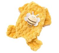 Cartoon Bee Dog Sweater, Warm Cold Weather Coat, Cute Puppy Outfit, Christmas-Ready Coat for Small Medium Dogs, Cozy Polyester Sweater, Easy to Wear and Care