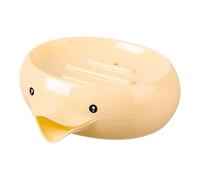 Cartoon-boîte à Savon en Forme de Canard Jaune, Accessoires de Bain drôles, Coquille de Savon et Porte-Savon